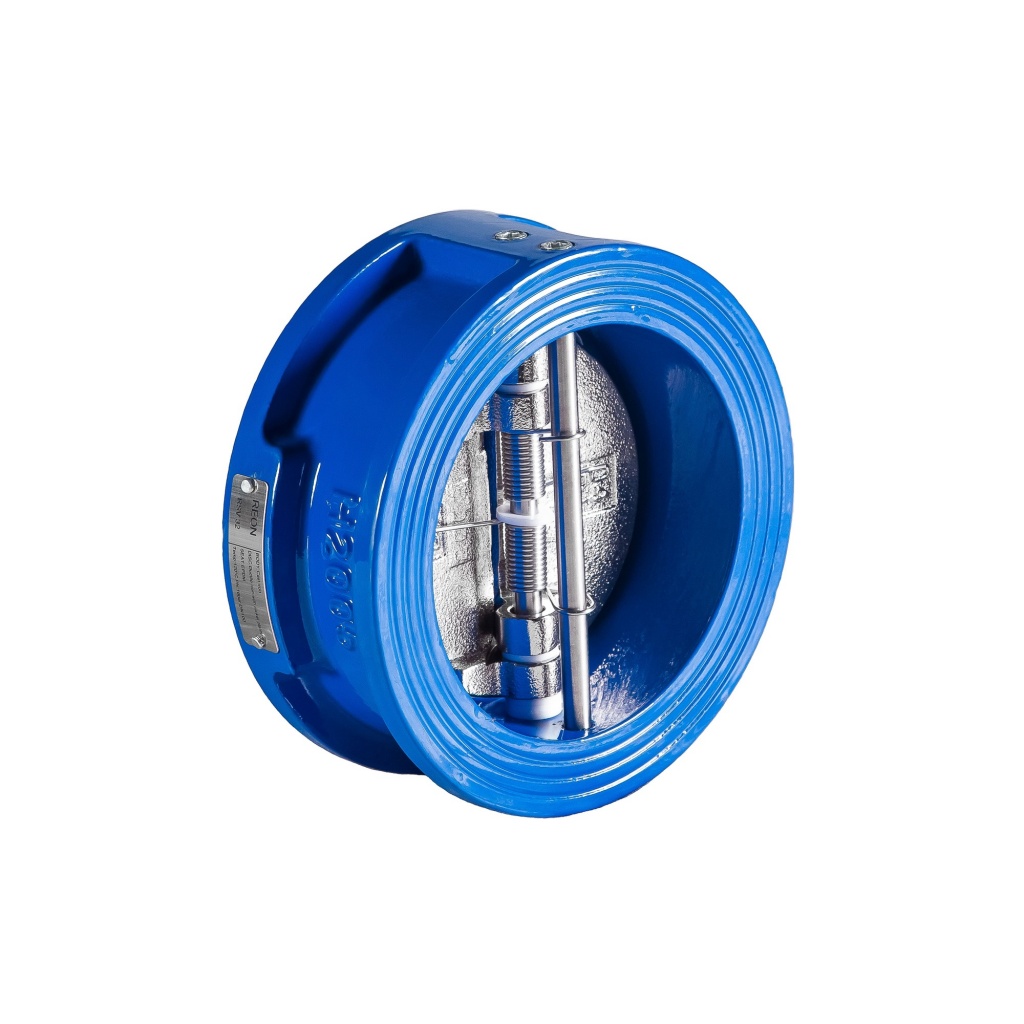 Фото Обратный клапан двухстворчатый межфланцевый REON тип RSV32 DN 400 PN16, артикул 400RSV32